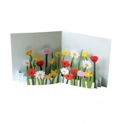 Pop-upkort Vilda Blommor